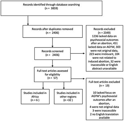 Psychosocial Experiences of Adolescent Girls and Young Women Subsequent to an Abortion in Sub-saharan Africa and Globally: A Systematic Review